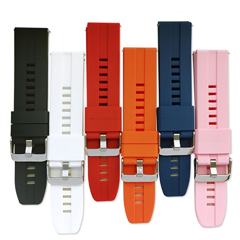 Tali✅STRAP SMARTWATCH ukuran 22mm UNIVERSAL STRAP JAM TANGAN SILICONE For Samsung HUAWEI Amazfit Xiaomi Smartwatch