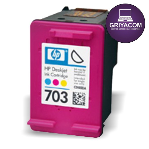 Jual Cartridge HP 703 Color / Warna Original/ Tempat Tinta Indonesia