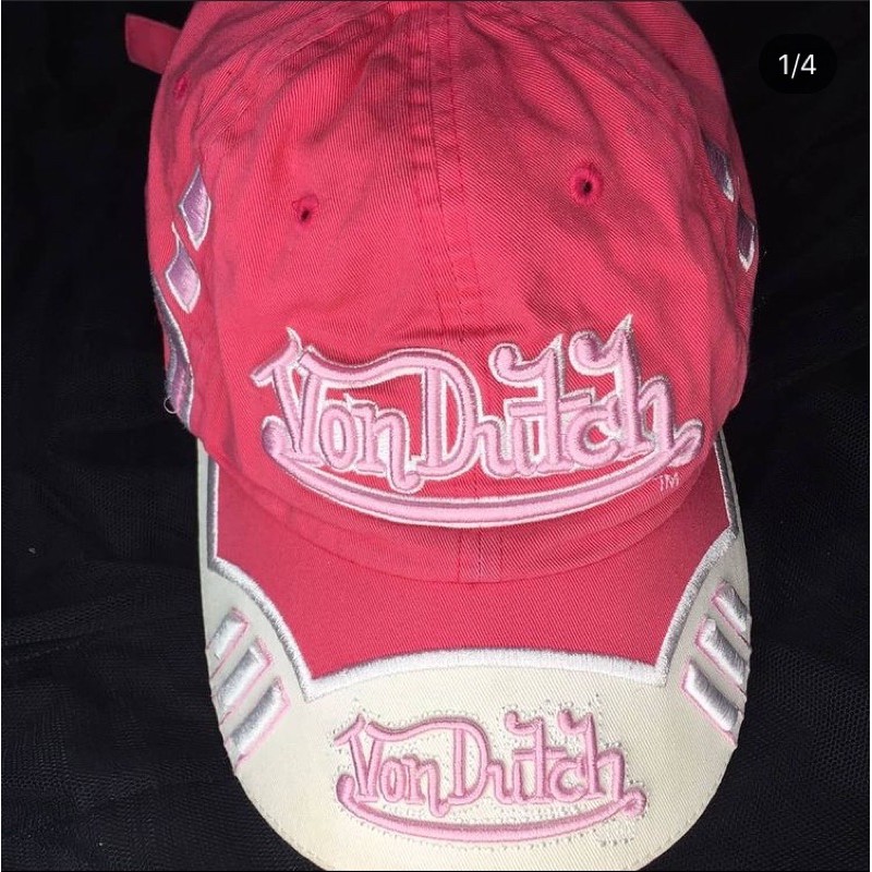 3d pink von dutch hat