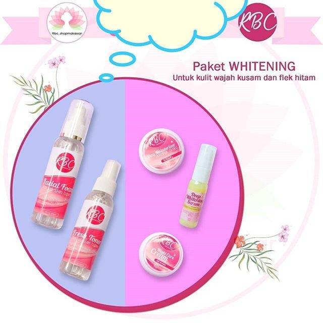 TERLARISS PAKET FLEK & WHITENING RBC SKINCARE ORIGINAL BPOM