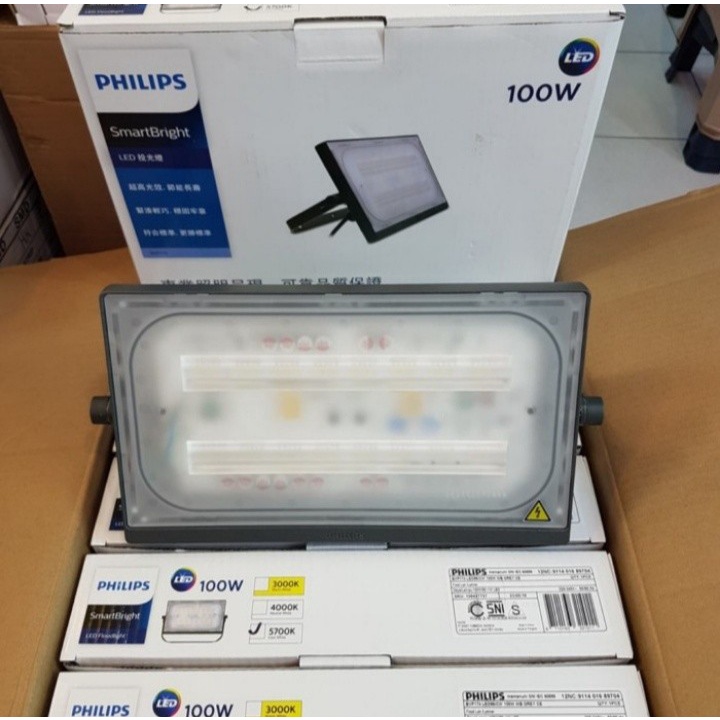 Lampu Tembak Jalan Outdoor Philips BVP 174 100w 100 watt Sorot Philips