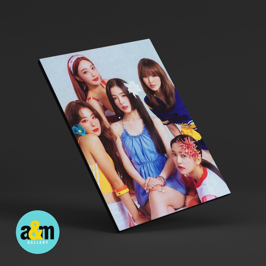 Poster Kayu RED VELVET Hiasan Dinding Kamar K-POP I Pajangan Dinding Kamar K-POP Wall Decor Kamar - A&amp;M