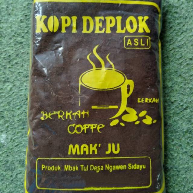

Kopi Deplok Asli cap Mak Ju' khas kota Gresik
