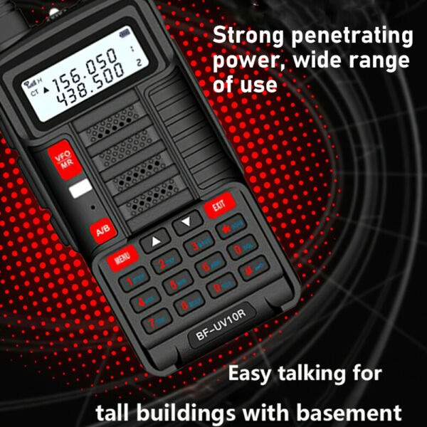 BAOFENG UV-10R - Portable Two-Way Dual Band Radio Walkie Talkie 16W - Radio Panggil Dua Arah - Power 16W hingga Jarak 15 KM