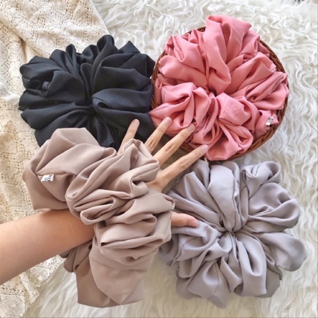 Ikat Rambut Scrunchie JUMBO by Pesona Hijabku