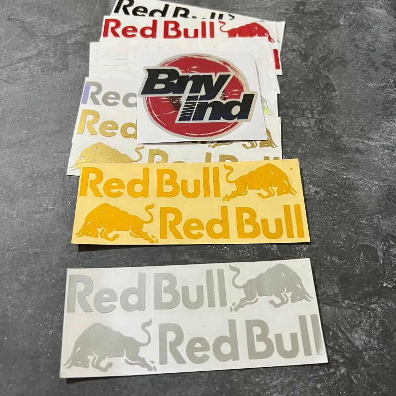 STICKER RED BULL STICKER HELEM STICKER MOTOR CUTTING