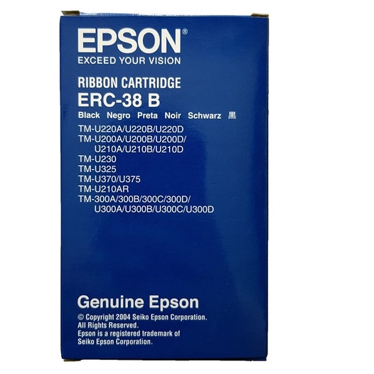 Epson Ribbon Cartridge / Pita / Tinta ERC-38 B Original