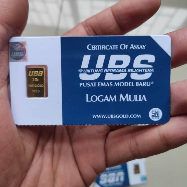 Logam mulia ubs 1gr