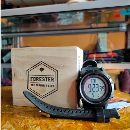 Jam Tangan Forester Jtf2032 Black Jam Tangan Forester Original RPT {BISA COD}