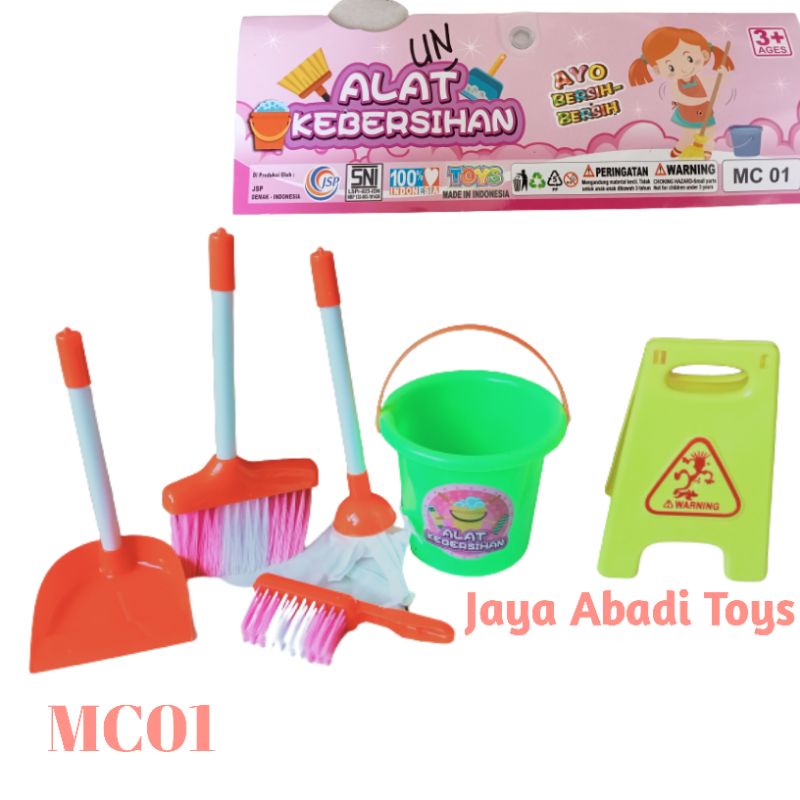 Mainan Alat Kebersihan / Cleaning Play Set MC01 MC04 MC05 MC06