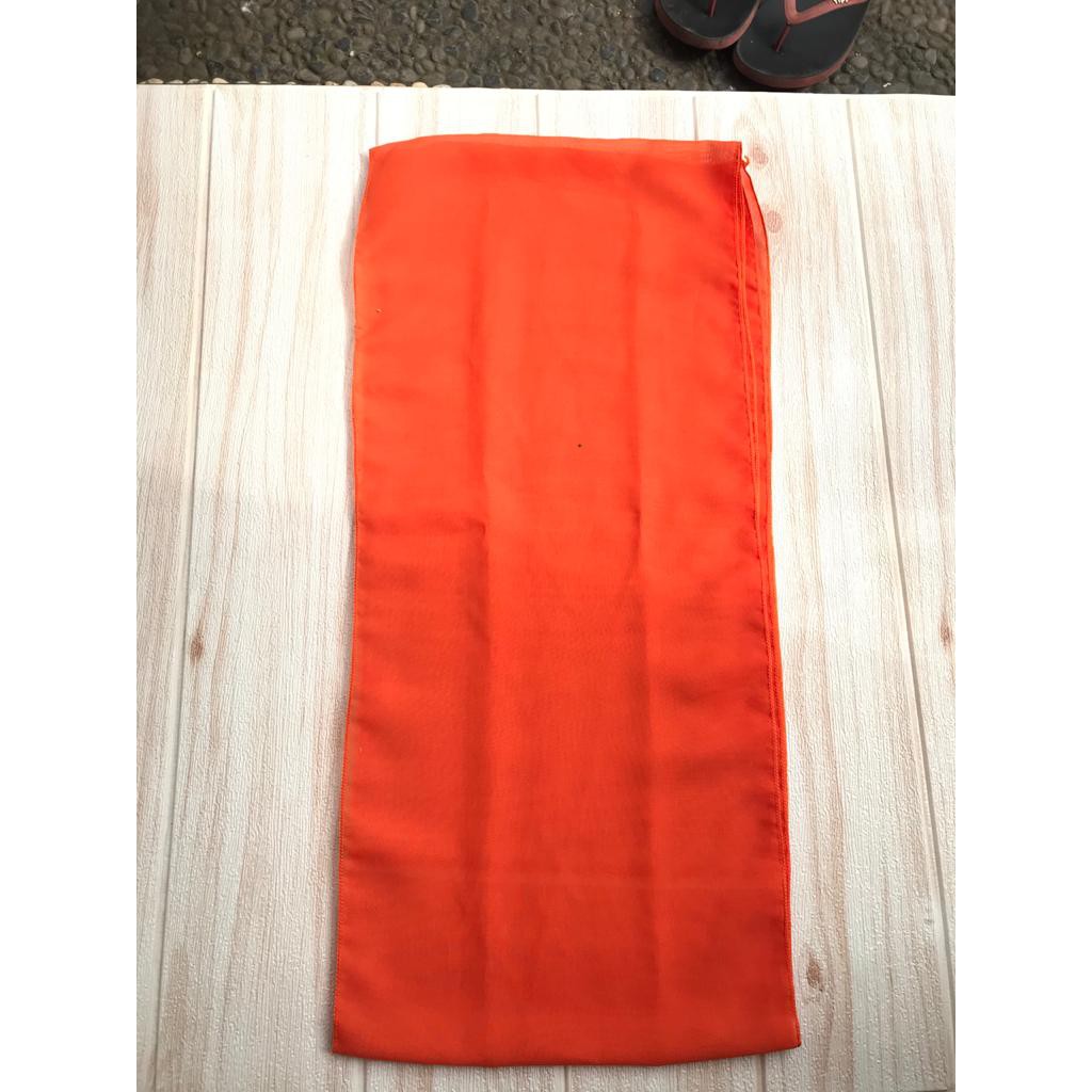 Selendang Sifon/ Sampur Bali-ORANGE