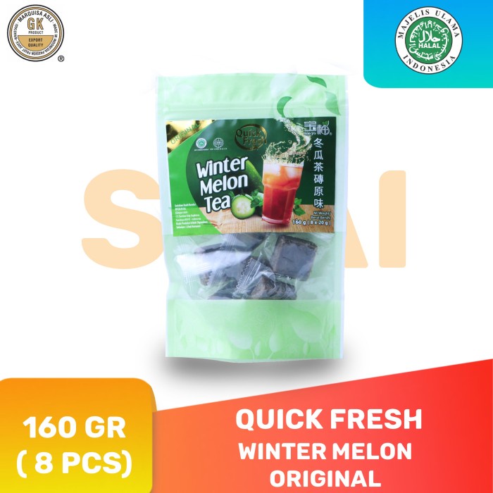 

Bb06F21D Quick Fresh Wintermelon Tea / Teh Original 160Gr Gg054Ss