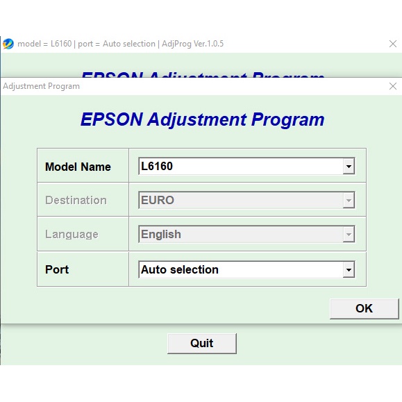 Software RESETTER Epson L6160-L6170-L6176-L6190 + Video Cara Instal Dan Reset Printer