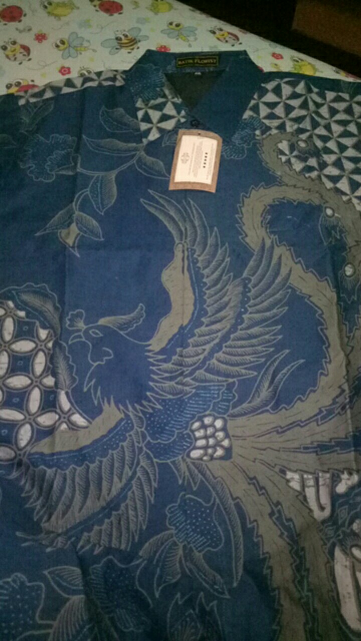 Sumitro Pendek Kemeja Batik Pria Bahan Katun Sragenan