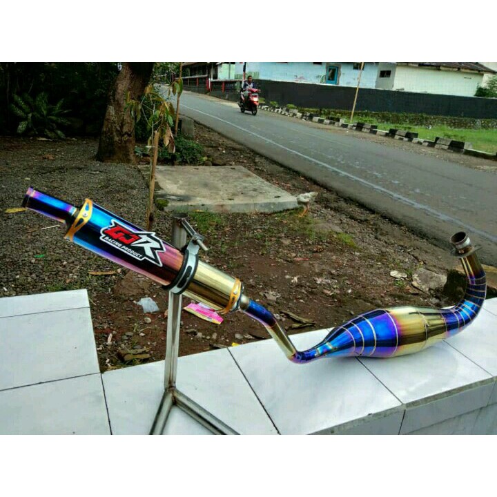 Knalpot Ninja R,SS,RR. GJR Original Full Stenless Bluemoon Step Cobra