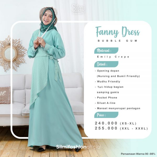 Gamis Remaja Fanny Dress Branded