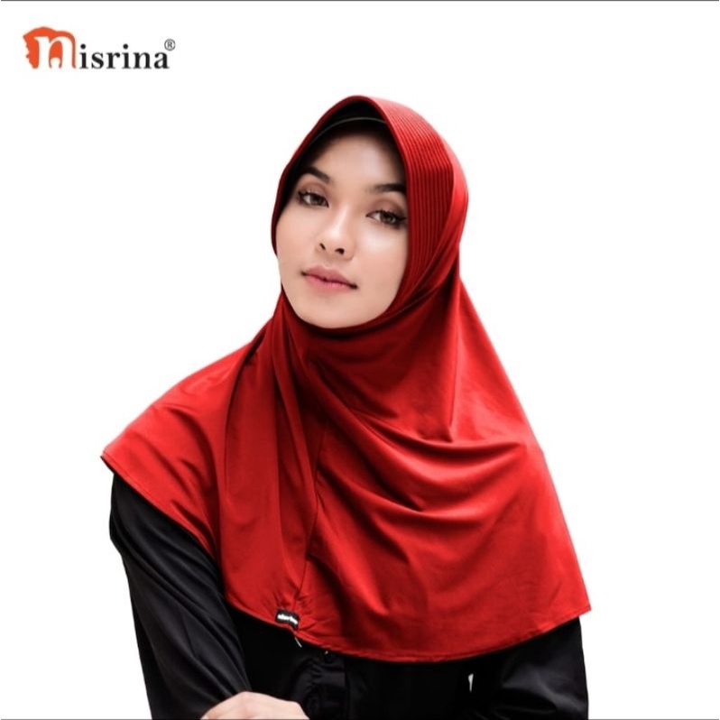 Hijab Instan sport Nisrina jilbab basic Alba-7