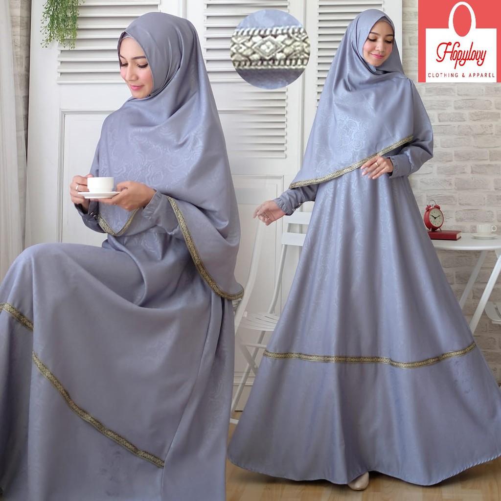 HOPYLOVY SALE - TESSA SYARI BALOTELLI EMBOSS + KERUDUNG BERGO