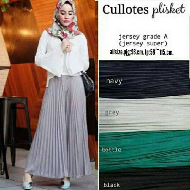 CELANA KULOT PLISKET MAYUNG