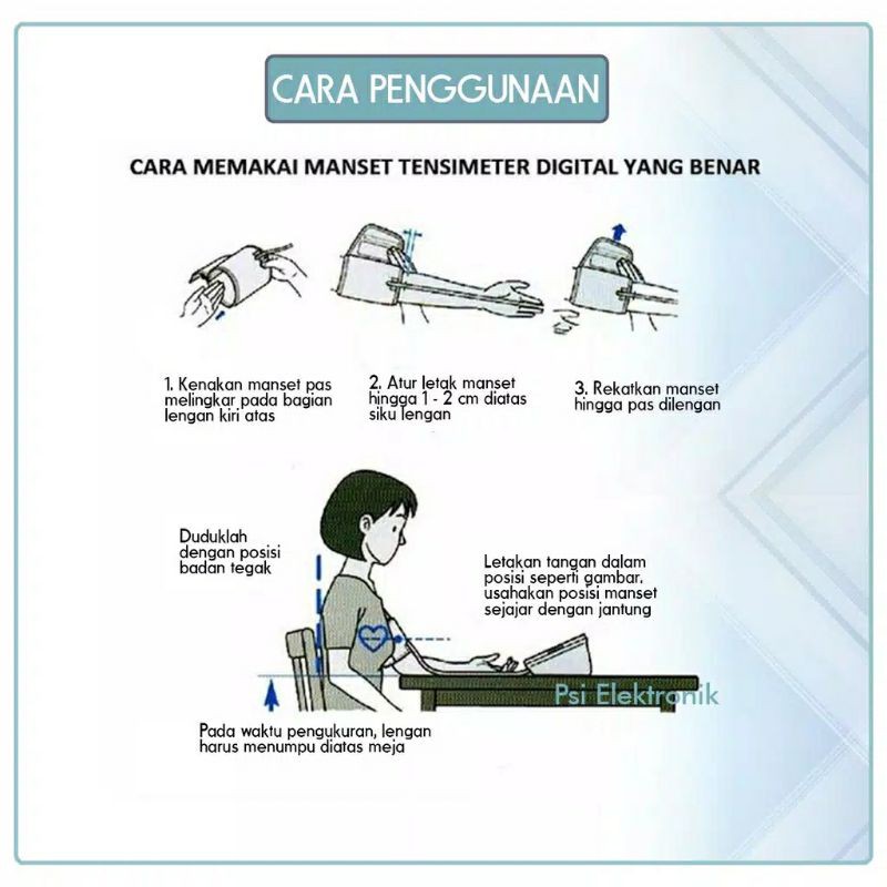 [GARANSI TOKO] Tensimeter Digital LCD Alat Tensi Monitor Blood Pressure TS01