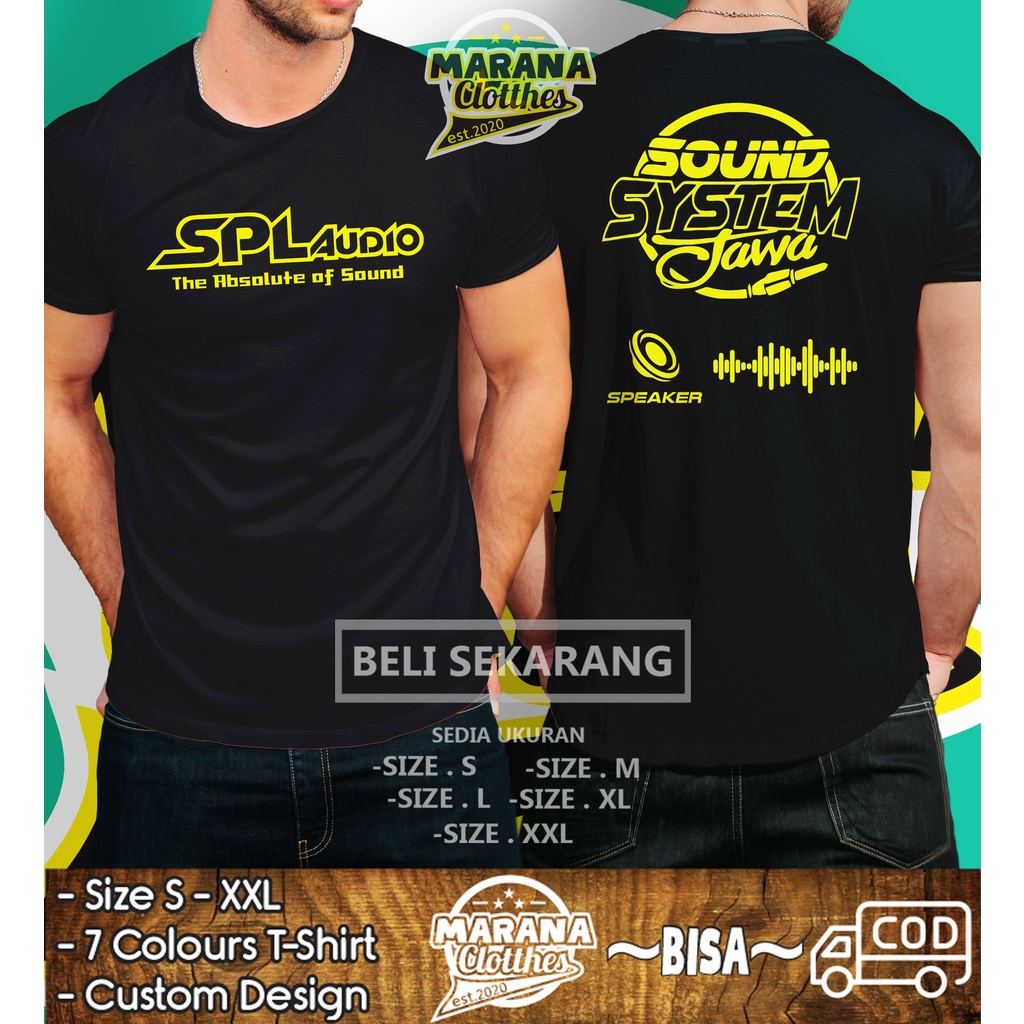 Kaos SPL Audio Logo Operator Sound System Jawa Baju Distro