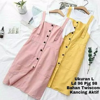 Best Deal Baju  Overall Wanita Dress Jumpsuit Rok  Kodok  