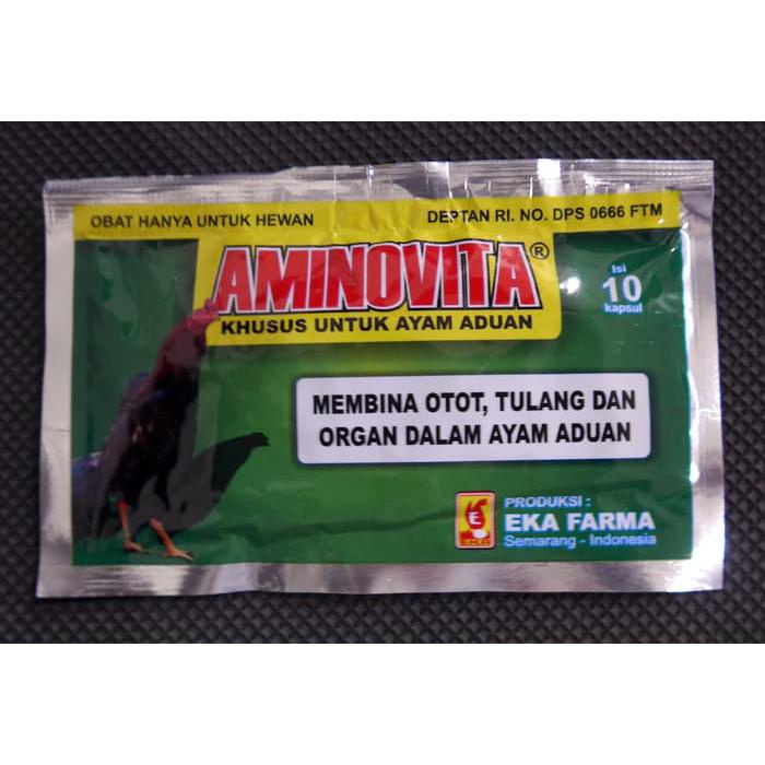 Vitamin Ayam Eka Farma Aminovita 10 kapsul