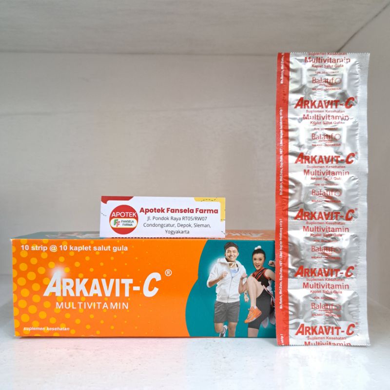 Arkavit-C multivitamin suplemen kesehatan vitamin c Arkavit