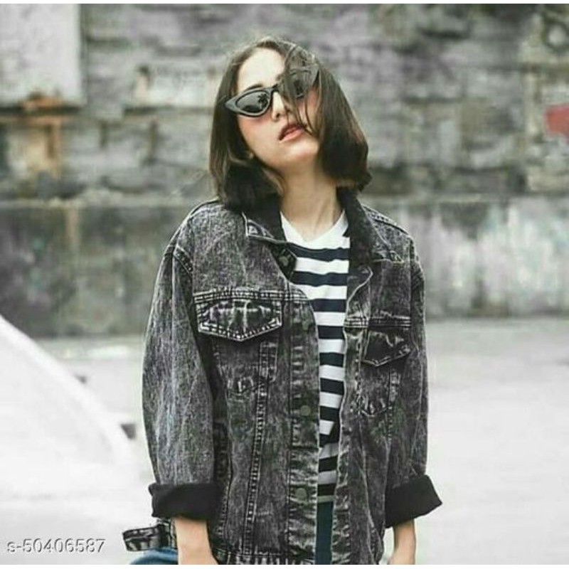 denim black jacket