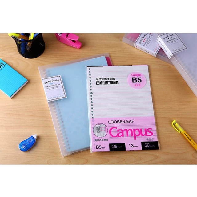 KOKUYO Loose Leaf Campus A5, B5 Dotted / Square / Line / Polos