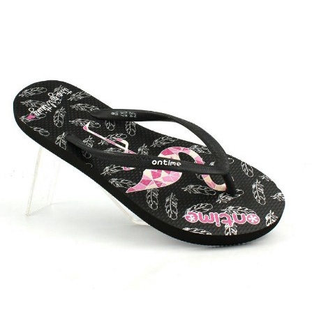 Sandal Jepit Wanita - ONTIME - Flamingo - 100% ORI