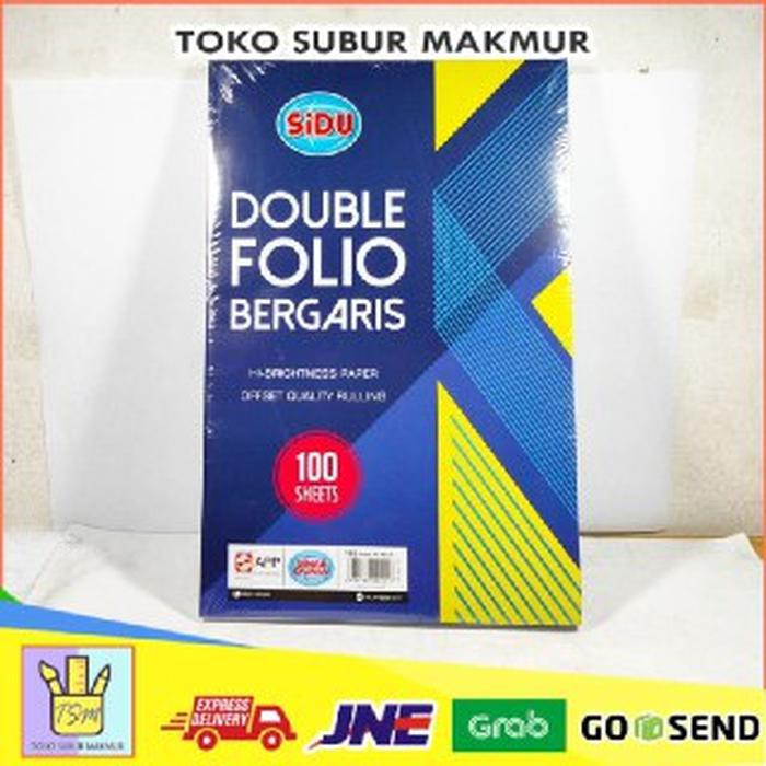 

DOUBLE FOLIO BERGARIS 100 LEMBAR - SINAR DUNIA