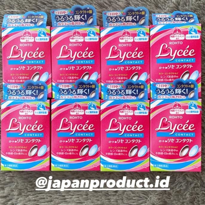 Rohto Lycee Eye drops (softlens) / tetes mata rohto lycee asli jepang