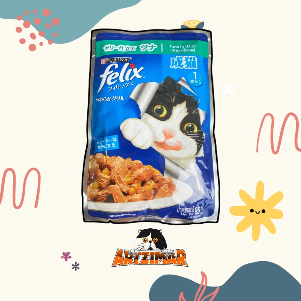 Felix Cat Pouch 85gr Makanan Kucing Basah Sachet/Wetfood