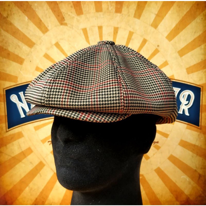 Topi Classic Newsboy Cap Wool Premium 047