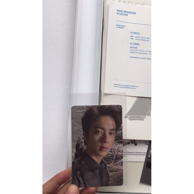 PHOTOCARD JIN MOTS 7 VER 2
