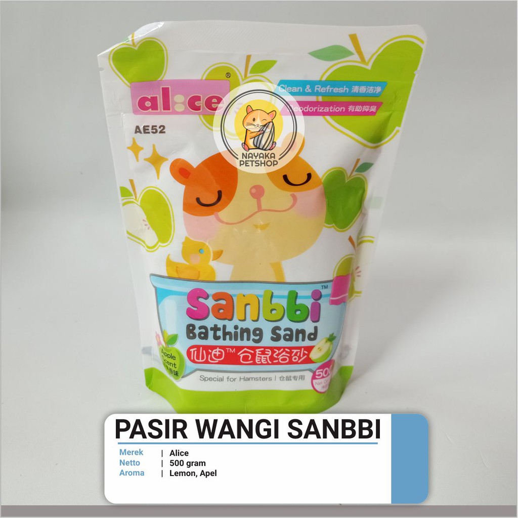 Sanbbi Bathing Sand 500 gr Pasir Mandi Wangi Hewan Hamster