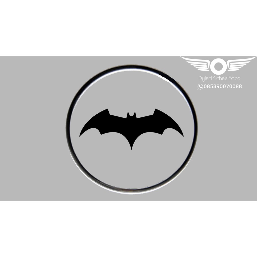 Stiker Mobil Tangki Bensin DC Super Hero Batman Car Fuel Sticker type2