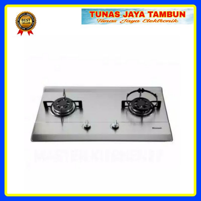 KOMPOR GAS RINNAI RB 712 N (S) / RINNAI KOMPOR TANAM 2 TUNGKU RB-712N(S)