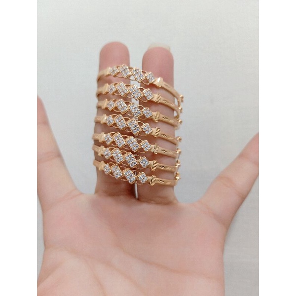 GELANG ANAK MATA PERAK 925 ROSE GOLD