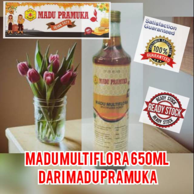 

Madu Multiflora 650ml dari Madu Pramuka