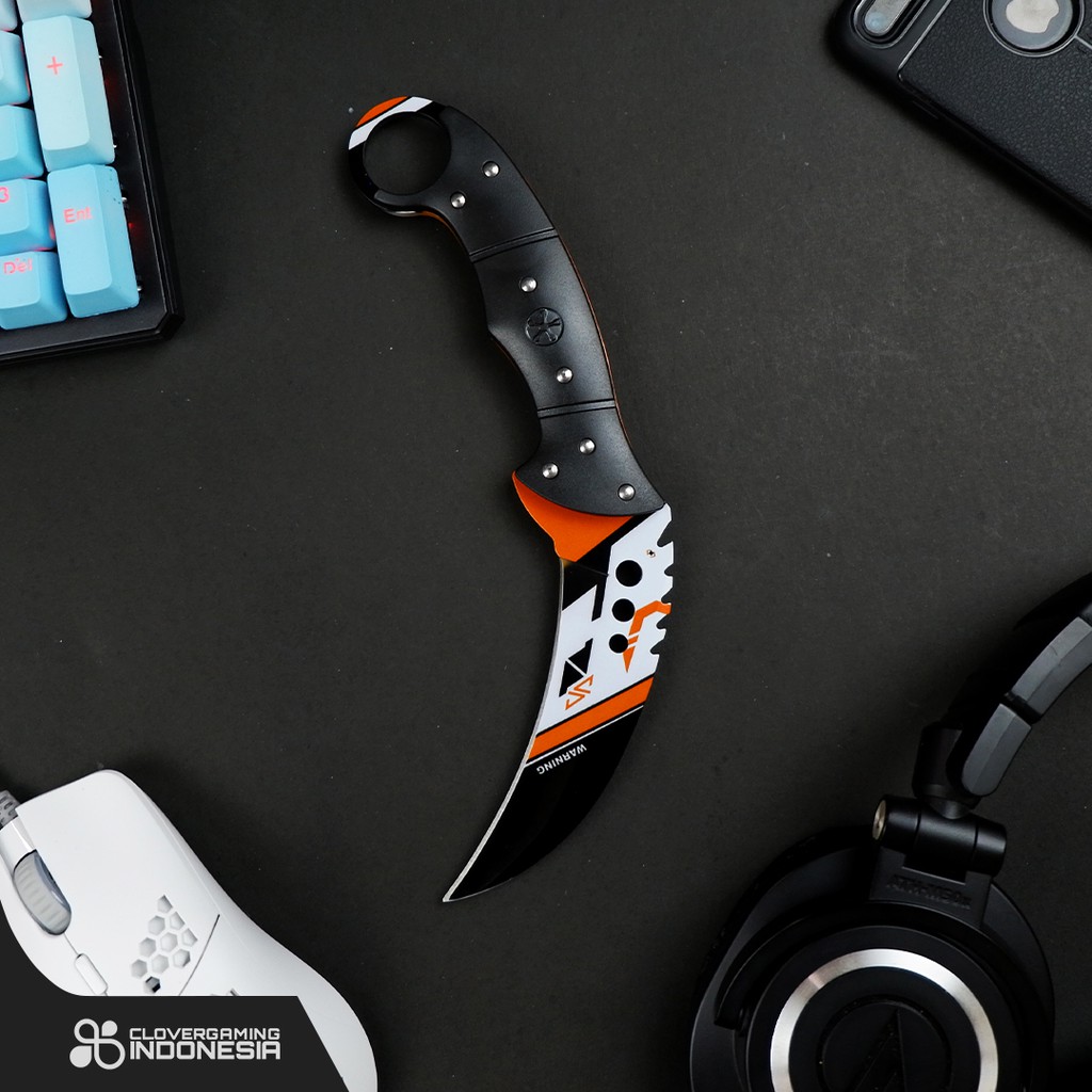 Talon Knife Asiimov - CSGO Counter Strike Knife Pisau Case
