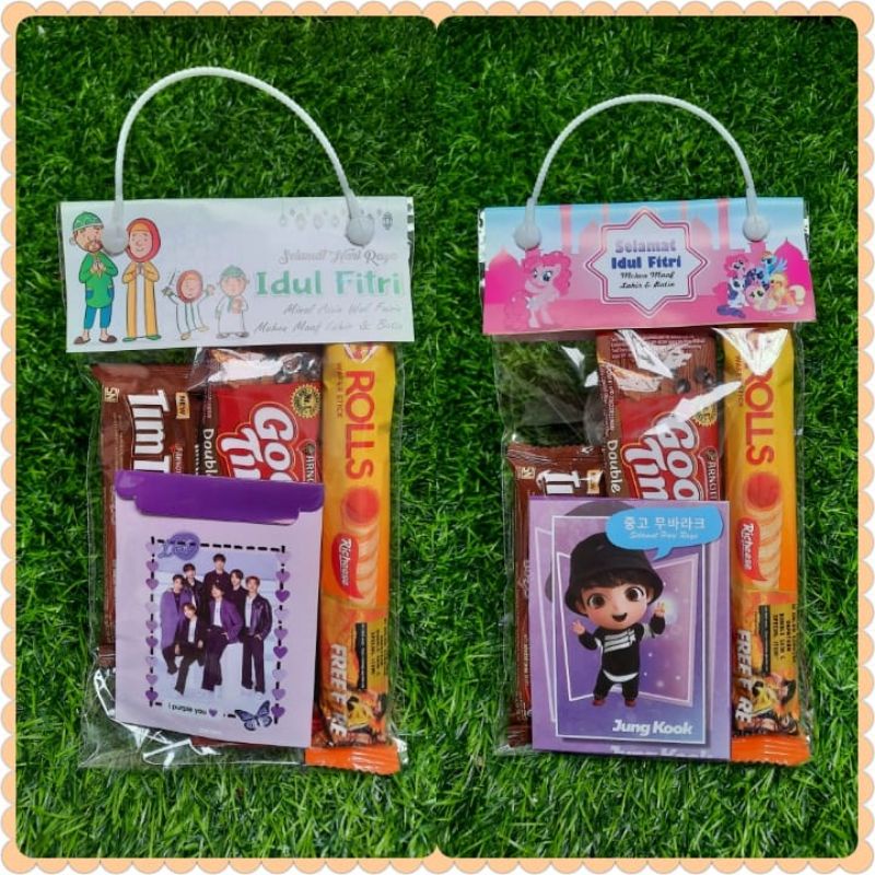 

Plastik Angpau Snack Lebaran Idul Fitri BTS roblox kekinian