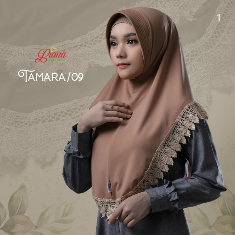 JILBAB TAMARA 09 ORI LIANA HIJAB HIJAB INSTAN SIMPLE HIJAB DAILY ADEM BAHAN JERSEY