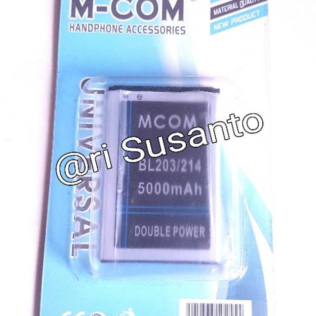 Battery Batre Baterai Double Power Mcom Lenovo A316 A369 A269 A369I A269I BL214 BL-214 BL 214