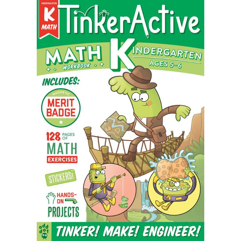 Jual Tinkeractive Math Workbook Kindergarten Ages 5-6 Indonesia|Shopee Indonesia