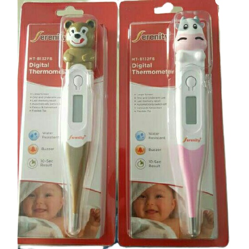 Termometer Thermometer Digital  Bayi Anak Anak Karakter Hewan Kesehatan Serenity