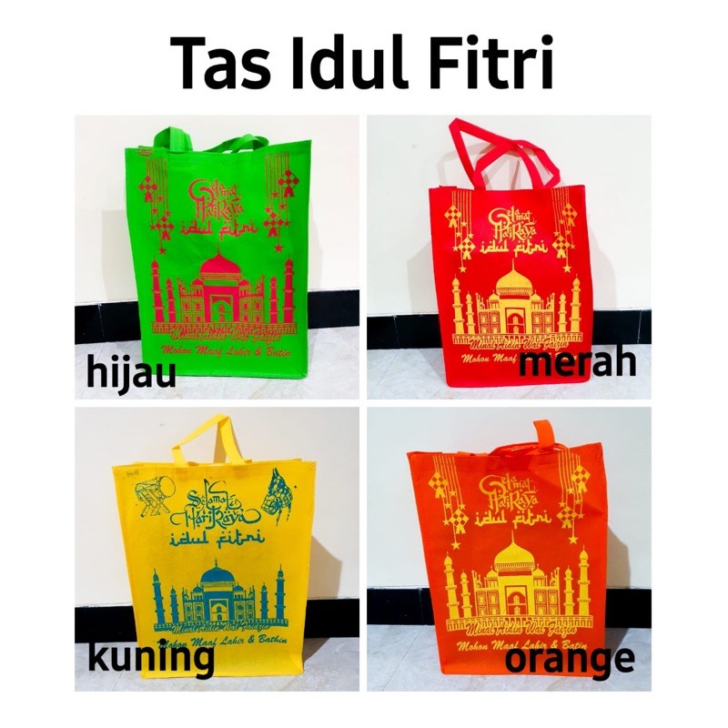 

Tas idul fitri,Goodie bag. tebal, lebar depan 30cm x Tinggi 40cm