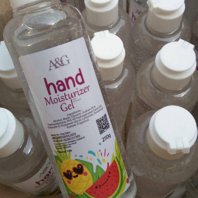 A&G Hand Sanitizer Gel 250ml