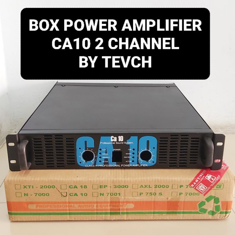 Box Power Amplifier CA-10 2 Channel CA10 Boks Ampli Pawer